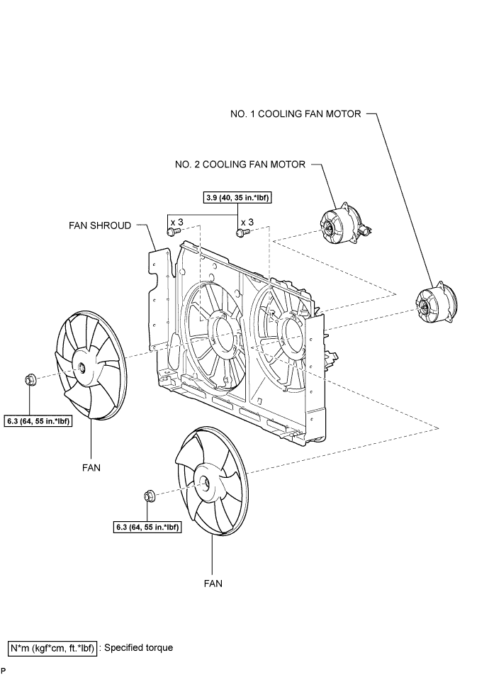 Toyota Rav4. Aca30, 33, 38 Gsa33 Zsa30, 35.2Az-Fe Cooling.Cooling System.Cooling Fan Motor  Components